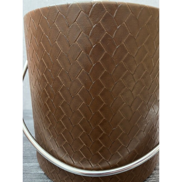 Kraftware Ice Bucket Brown  Vintage 1960's Retro Bar-Ware Mid Century Modern - Picture 9 of 10